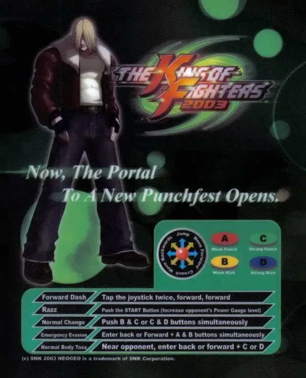 King of Fighters 2003 mini marquee